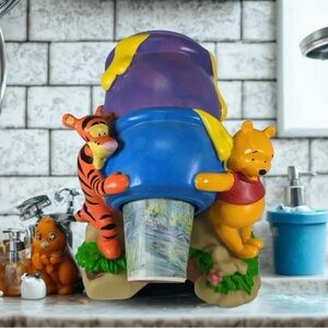 Vintage 2002 Dixie Winnie the Pooh and Tigger Disney Paper Cup Holder
